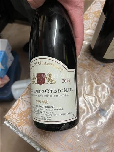 Borgogna Non specificato Domaine Glantenet 2014