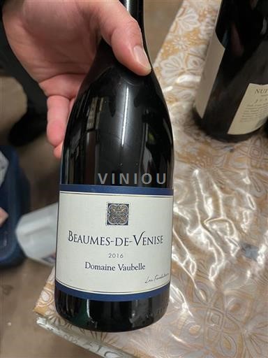 Vin Rouge sec Les Fondrays Domaine Vaubelle 2016 France Vallée du Rhône Beaumes de Venise