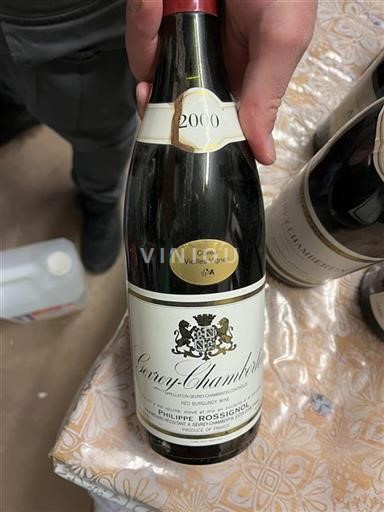 Burgundy Gevrey-Chambertin Grand Cru Philippe Rossignol Vieilles Vignes 2000