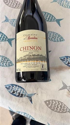 Loire-dalen Chinon Domaine Beaulieu Tradition 2024