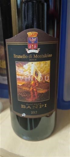 Toscane Brunello di Montalcino Castello Banfi 2017