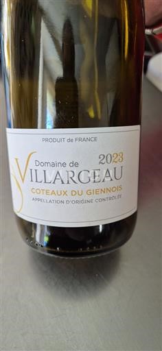 Vallée de la Loire Coteaux-du-giennois Domaine Villargeau 2023