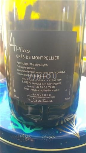 Languedoc Grès de Montpellier Les Quatre Pilas 2017