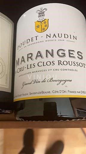 Bourgogne Maranges Premier Cru Doudetnaudin Les Clos Roussots 2019