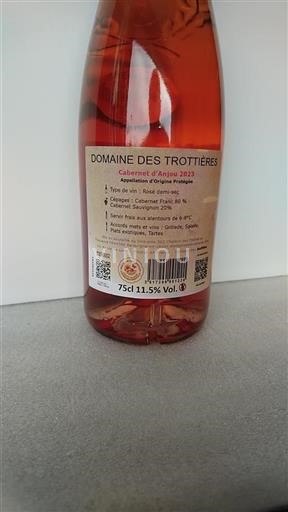 Valle della Loira Cabernet d'Anjou Domaine Des Trottières 2023