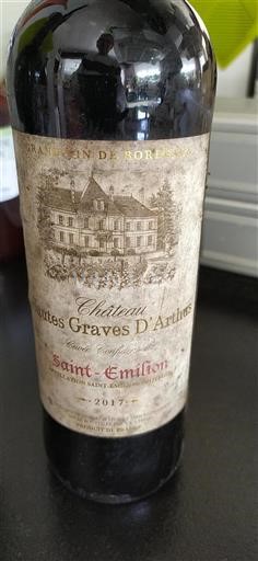 Bordeaux Saint-Émilion Château Hautes Graves Arthus Confidentielle 2017