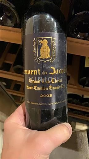 Bordeaux Saint-Émilion Grand Cru Grand Cru Couvent Des Jacobins 2008