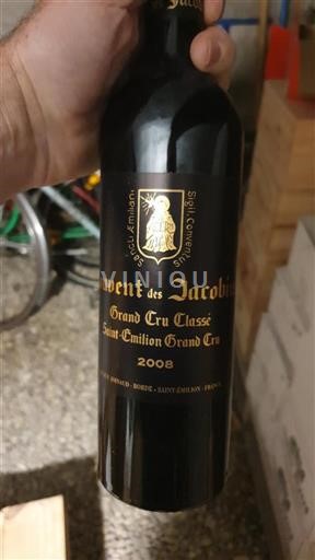 Bordeaux Saint-Émilion Grand Cru Grand Cru Couvent Des Jacobins 2008