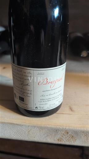 Vin Rouge sec Scea Gauthier Pierre Et Rodolphe 2022 France Vallée de la Loire Bourgueil AOC