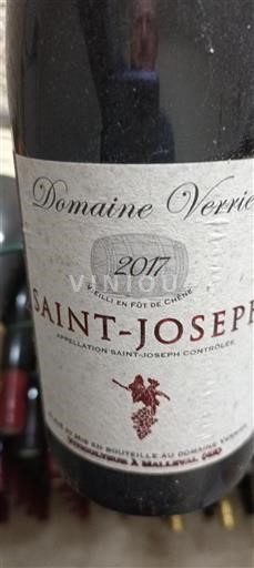 Rhônevallei Saint-Joseph Domaine Verzier 2017