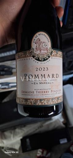 Bourgogne Pommard Domaine Thierry Pinquier En Mareau 2023