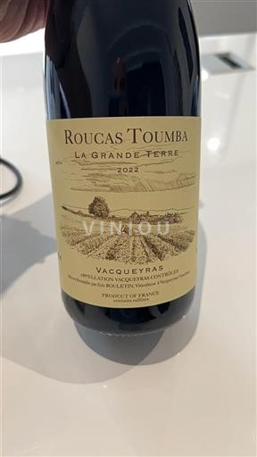 Rhône Valley Vacqueyras Domaine Roucas Toumba La Grande Terre 2022