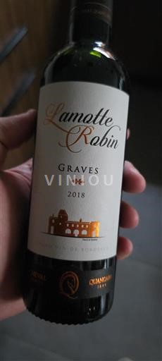 Bordeaux Graves Lamotte Robin 2018