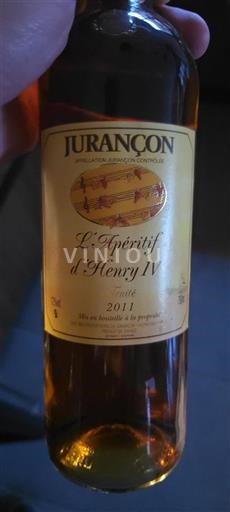 Vin Blanc sec L'Apéritif d'Henry IV Cave des Producteurs de Jurançon 2011 France Sud-Ouest Jurançon