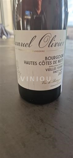 Burgundy Hautes Côtes de Nuits Manuel Olivier Vieilles vignes 2021