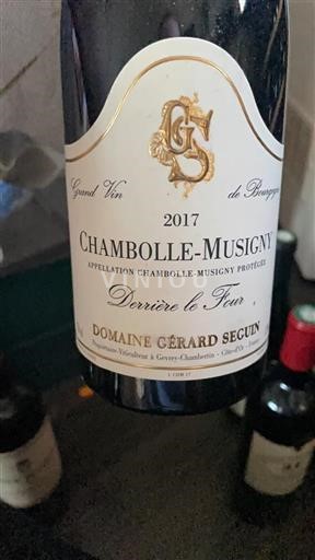 Bourgondië Chambolle-Musigny Grand Cru Domaine Gérard Seguin Derri%c3%a8re le Four 2017