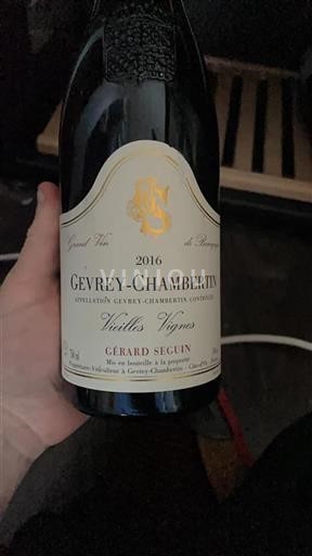 Borgoña Gevrey-Chambertin Domaine Gérard Seguin Vieilles Vignes 2016