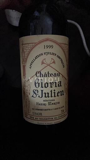 Bordeaux Saint-Julien Château Gloria 1999