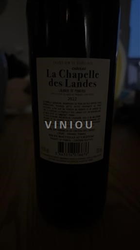 Bordeaux Lalande-de-Pomerol Château La Chapelle Des Landes 2022