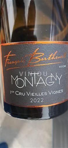 Burgundy Unspecified Premier Cru François Berthenet Vieilles Vignes 2022