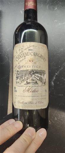 Bordeaux Médoc Château Cangruey Prestige 2010