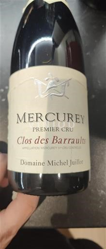 Borgogna Mercurey Premier Cru Domaine Michel Juillot Clos des Barraults 2020