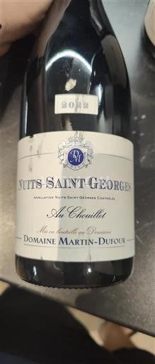 Bourgogne Nuits-Saint-Georges Domaine Martindufour Au Chouillet 2022