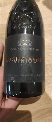 Rhônevallei Châteauneuf-du-Pape Domaine Durieu Lucile Avril 2013