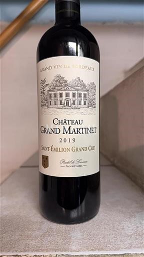 Vin Rouge sec Château Grand Martinet 2019 France Bordeaux Saint-Émilion AOC