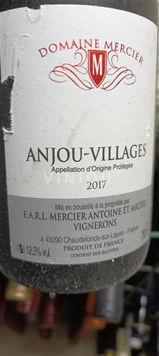 Valle del Loira Anjou Villages Domaine Mercier 2017