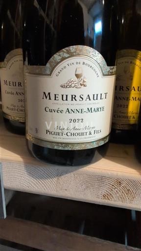 Bourgogne Meursault Piguetchouet & Fils Anne-Marye 2022