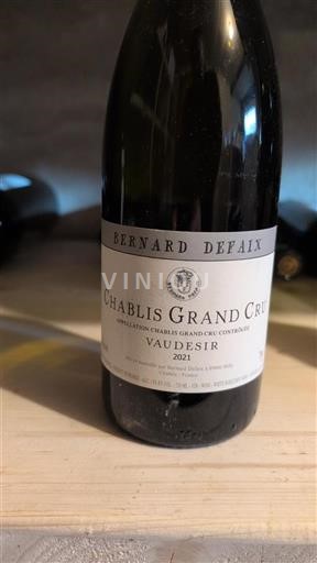 Borgonha Chablis Grand Cru Grand Cru Domaine Bernard Defaix Vaudesir 2021