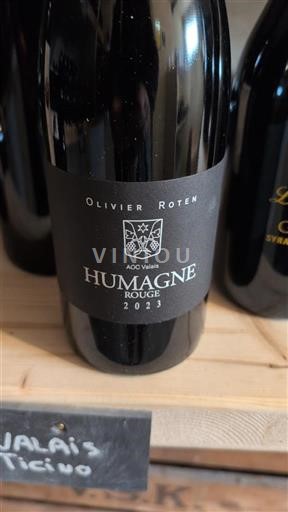 Valais No especificado Olivier Roten Humagne Rouge 2023