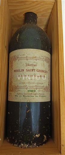 Bordeaux Saint-Émilion Grand Cru Château Moulin Saintgeorges 1989