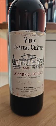 Bordeaux Lalande-de-pomerol Château Vieux Châtain 2008