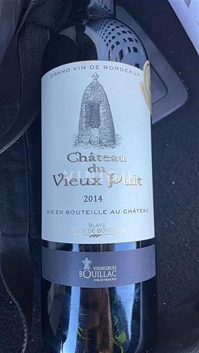Bordeaux Blaye-Côtes-de-Bordeaux Château Vieux Puit 2014