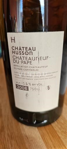 Rhônetal Châteauneuf-du-Pape Château Husson 2008