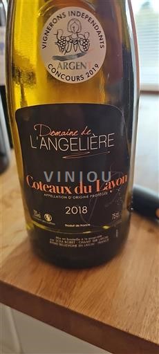 Loire-dalen Coteaux-du-layon Domaine L'angelière 2018