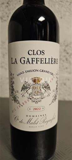 Bordeaux Saint-Émilion Château Clos La Gaffelière 2022