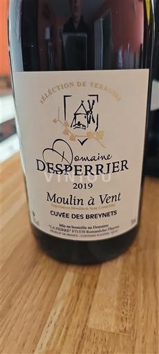 Beaujolais Moulin-à-vent Domaine Desperrier des Breynets 2019