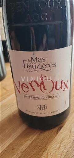 Rhônevallei Ventoux Le Mas Des Flauzières La Réserve du Péreyras 2020