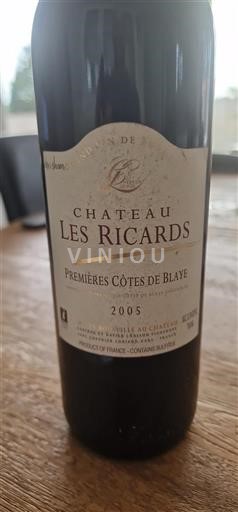 Bordeaux Château Les Ricards 2005