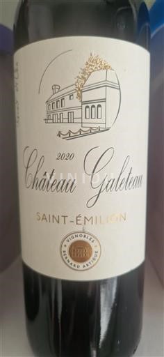 Bordeaux Saint-Émilion Château Galeteau 2020