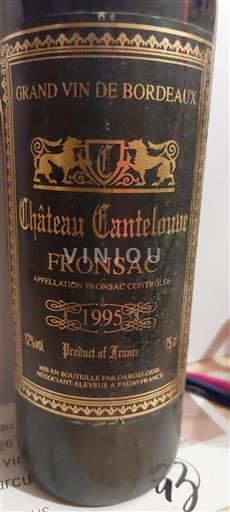 Bordeaux Fronsac Château Canteloube 1995