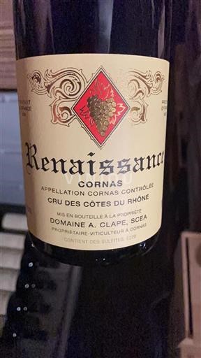 Rhônen laakso Cornas A. Clape Renaissance 2020