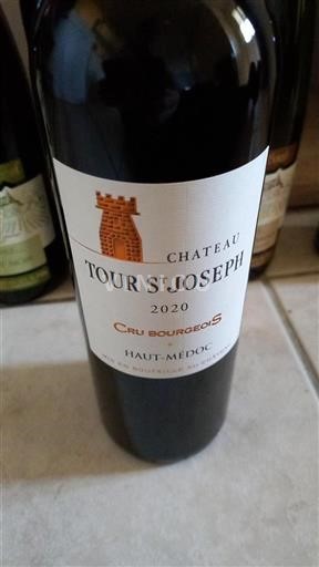 Bordeaux Haut-Médoc Cru Bourgeois Château Tour St Joseph 2020