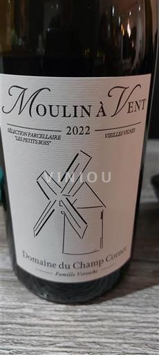 Beaujolais Moulin-à-vent Domaine Champ Cornet Les Petits Bois 2022
