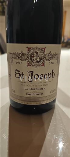 Rhônedalen Saint-Joseph Cave Dumazet La Muzolaise 2018
