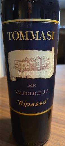 Vénétie Valpolicella Tommasi Ripasso 2020