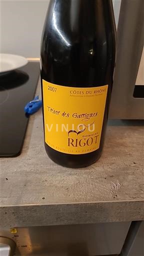 Údolí Rhôny Côtes-du-Rhône Domaine Rigot Trésor des Garrigues 2007